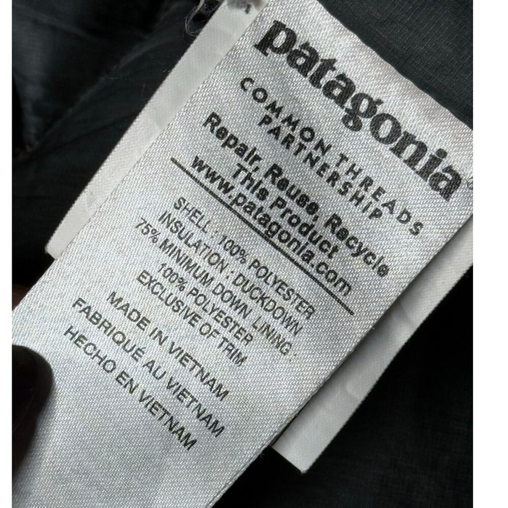 PATAGONIA Tres 3 in 1 waterproof gray burgundy goose down parka coat jacket XS - Picture 13 of 15